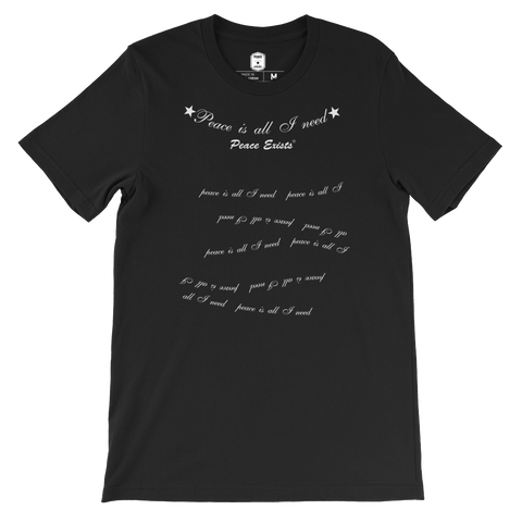 Peace is all I Need Stars Tee - Various Colors