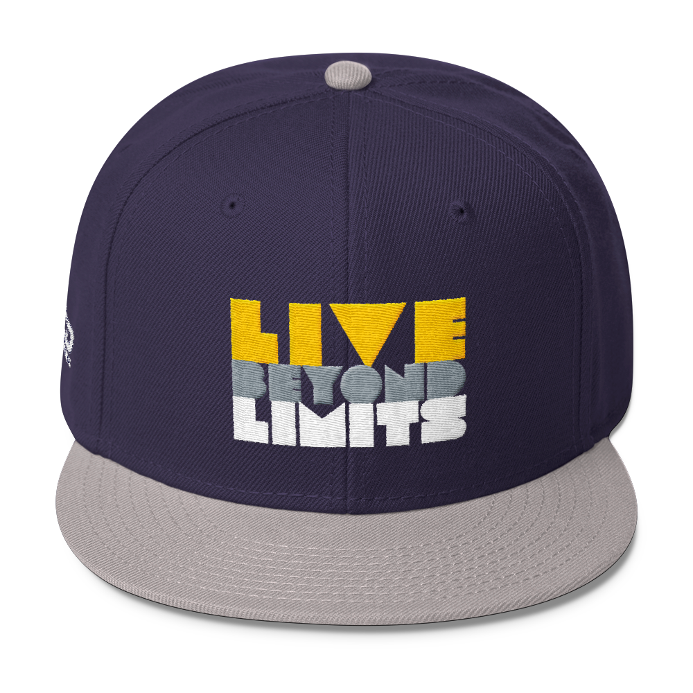 Live Beyond Limits Snapback - Navy/Gray
