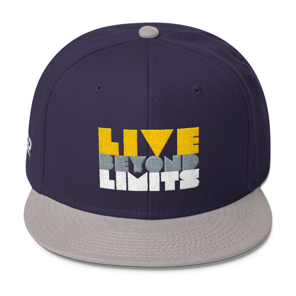 Live Beyond Limits Snapback - Navy/Gray