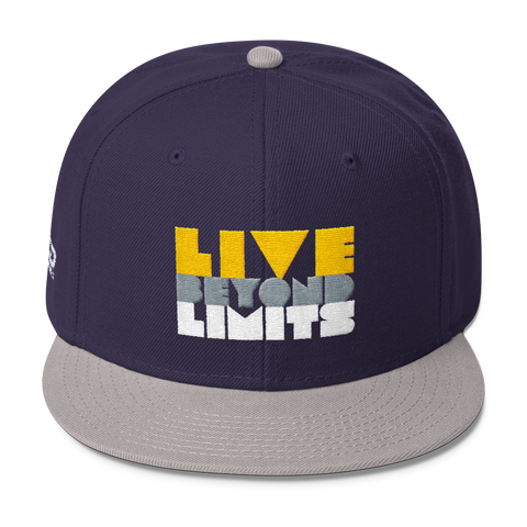 Live Beyond Limits Snapback - Navy/Gray