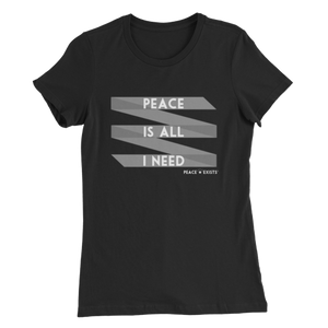 Peace Is All I Need Ribbon Tee - Various Colors