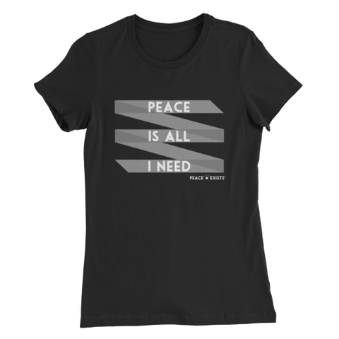 Peace Is All I Need Ribbon Tee - Various Colors