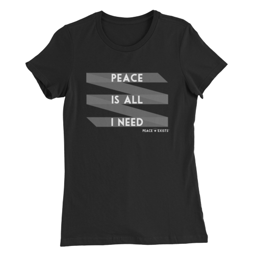 Peace Is All I Need Ribbon Tee - Various Colors