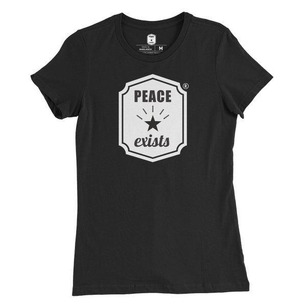 Peace Exists Tee - White Logo