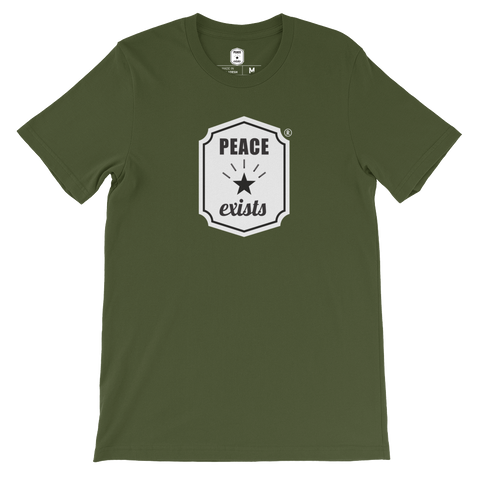 Peace Exists Tee - White Logo