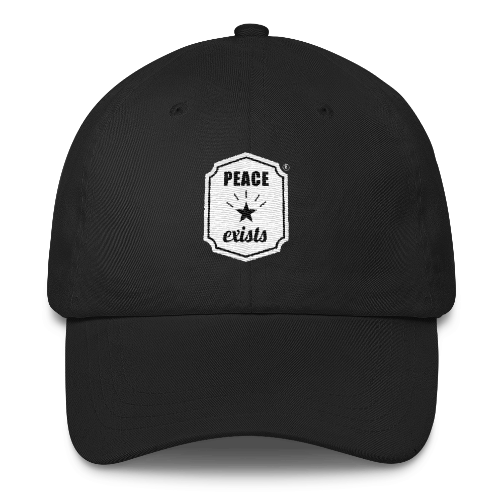 Peace Exists Sport Cap - Black