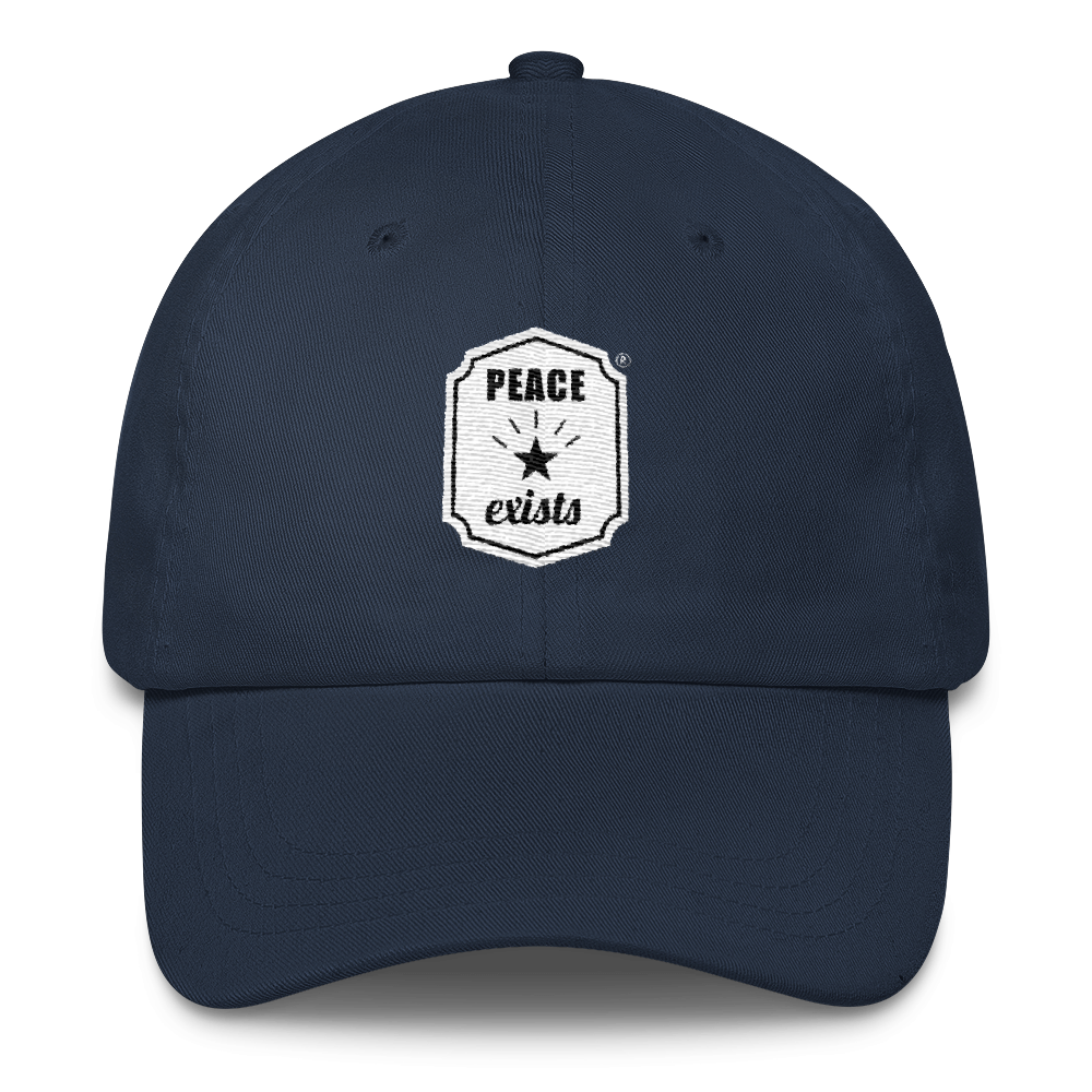 Peace Exists Sport Cap - Navy