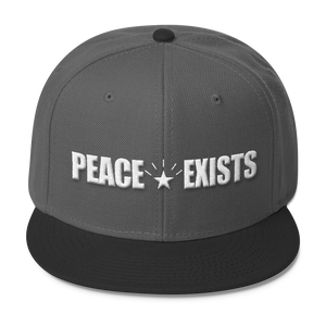 Peace Exists Snapback - Black/Charcoal